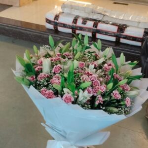 Lilles and carnation mixed Bouquet